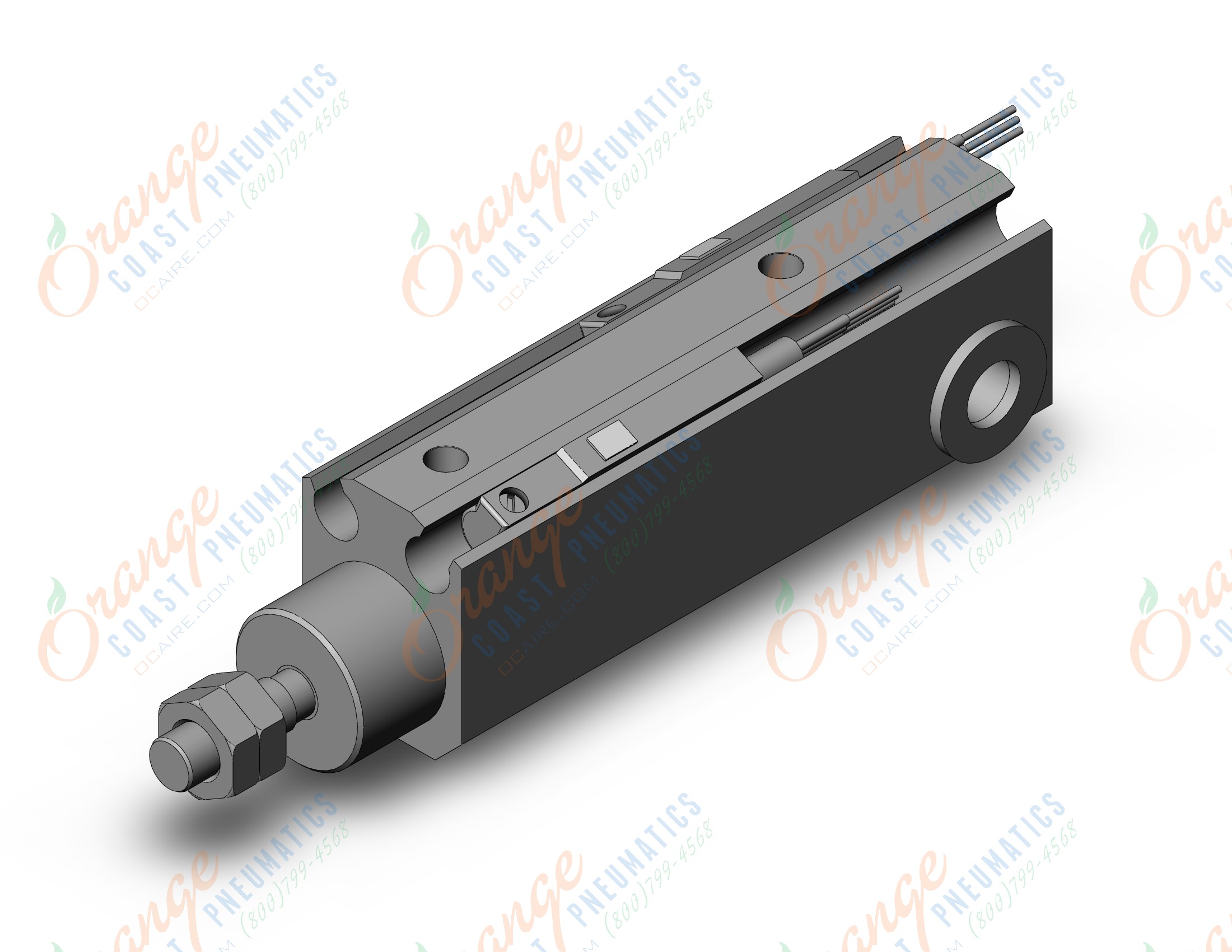 SMC CDJP2D10-20D-M9PAL pin cylinder, double acting, sgl rod, ROUND BODY CYLINDER