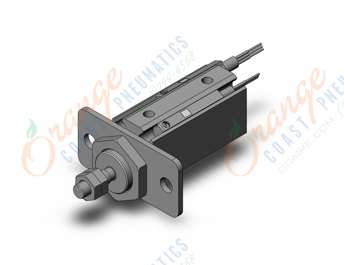 SMC CDJP2F10-10D-M9P pin cylinder, double acting, sgl rod, ROUND BODY CYLINDER