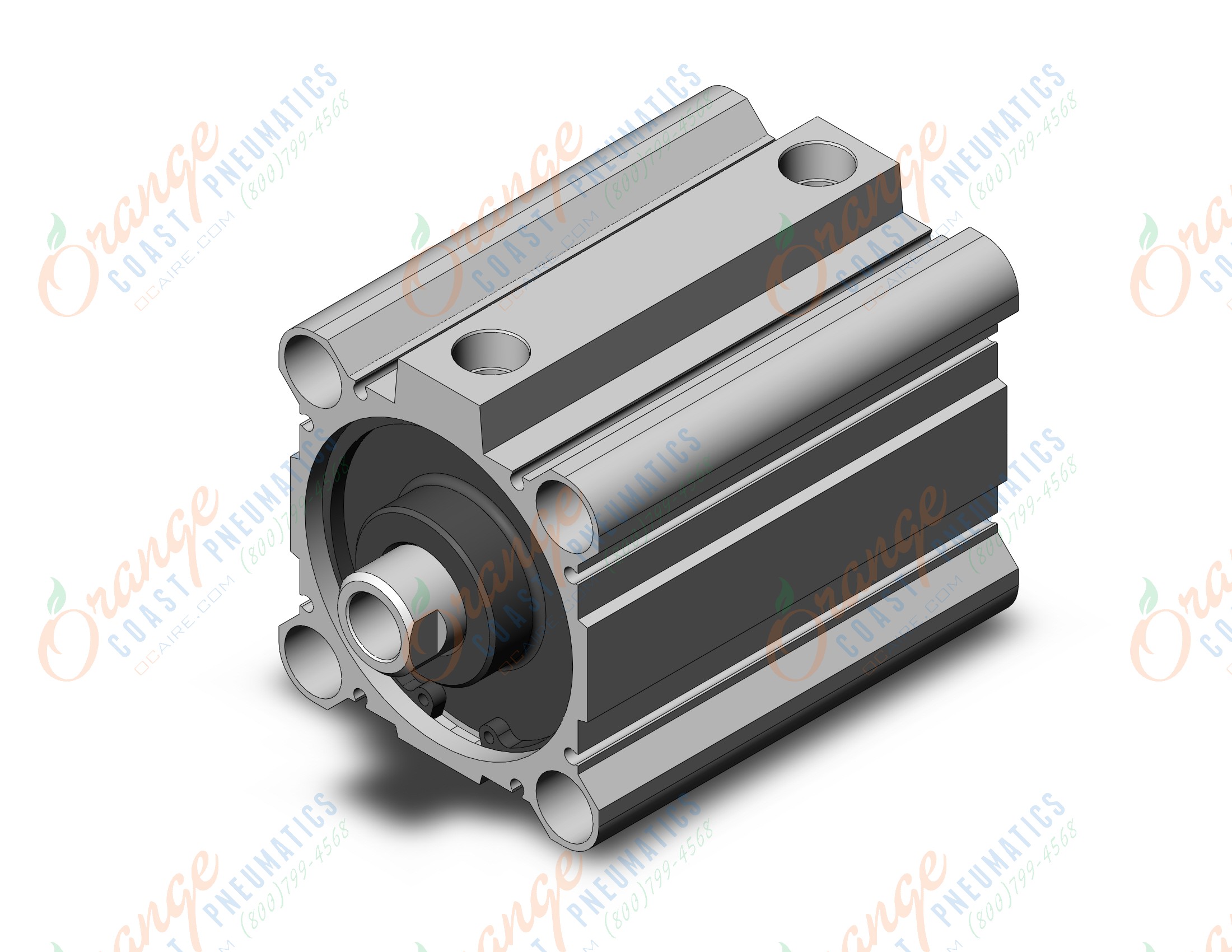 SMC CQ2B80R-75DZ compact cylinder, cq2-z, COMPACT CYLINDER