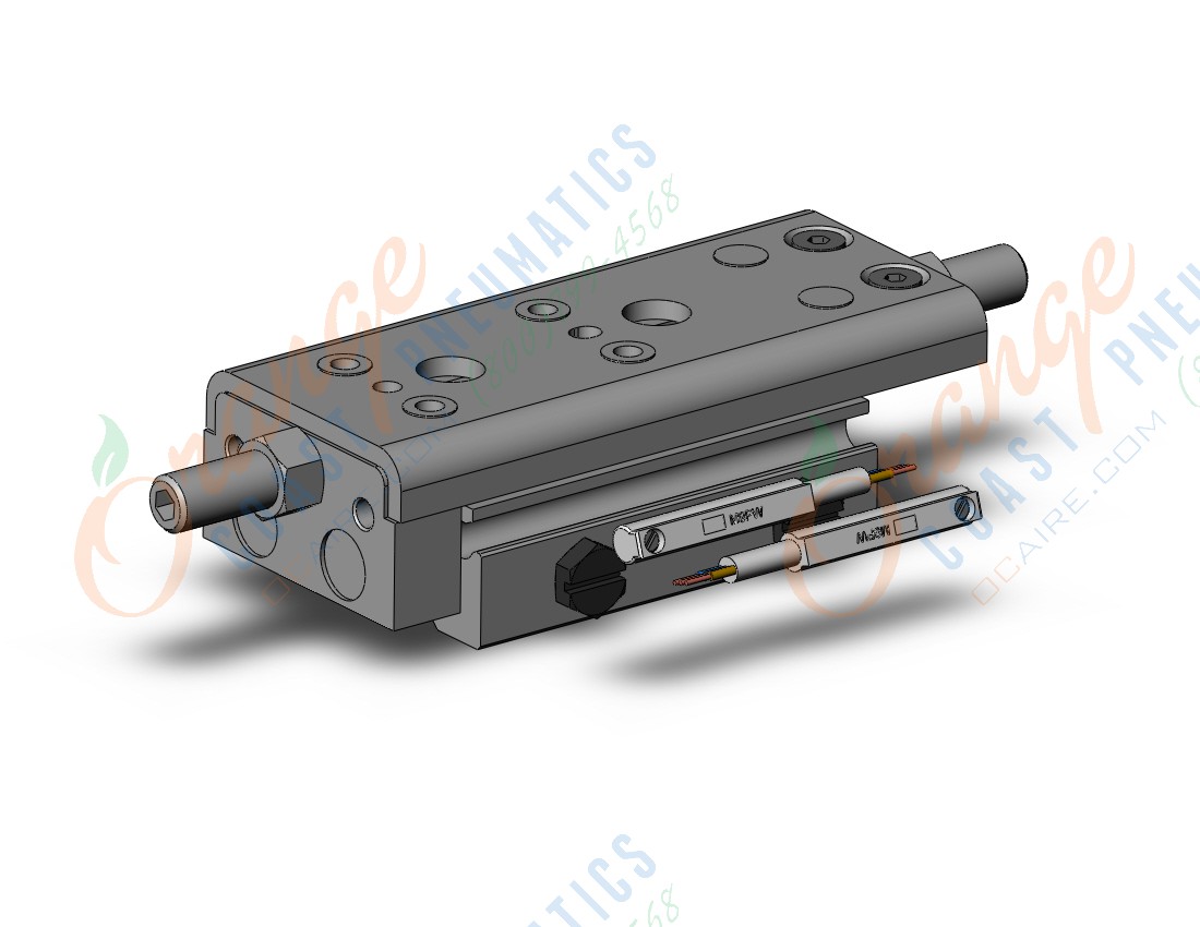 SMC MXQ6A-20ZD-M9PWL cylinder, slide table, with auto switch, GUIDED CYLINDER