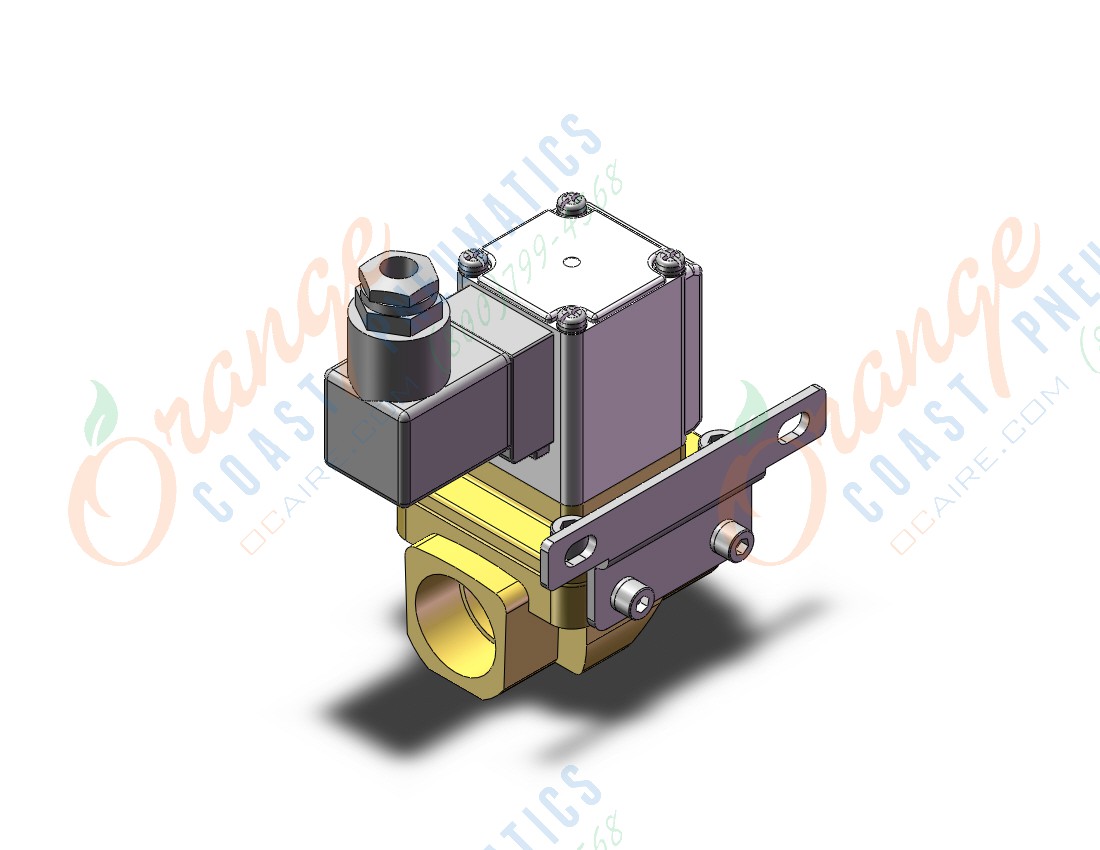 SMC VXZ255HGBXB pilot op 2 port solenoid valve, (n.c.), 2 PORT VALVE