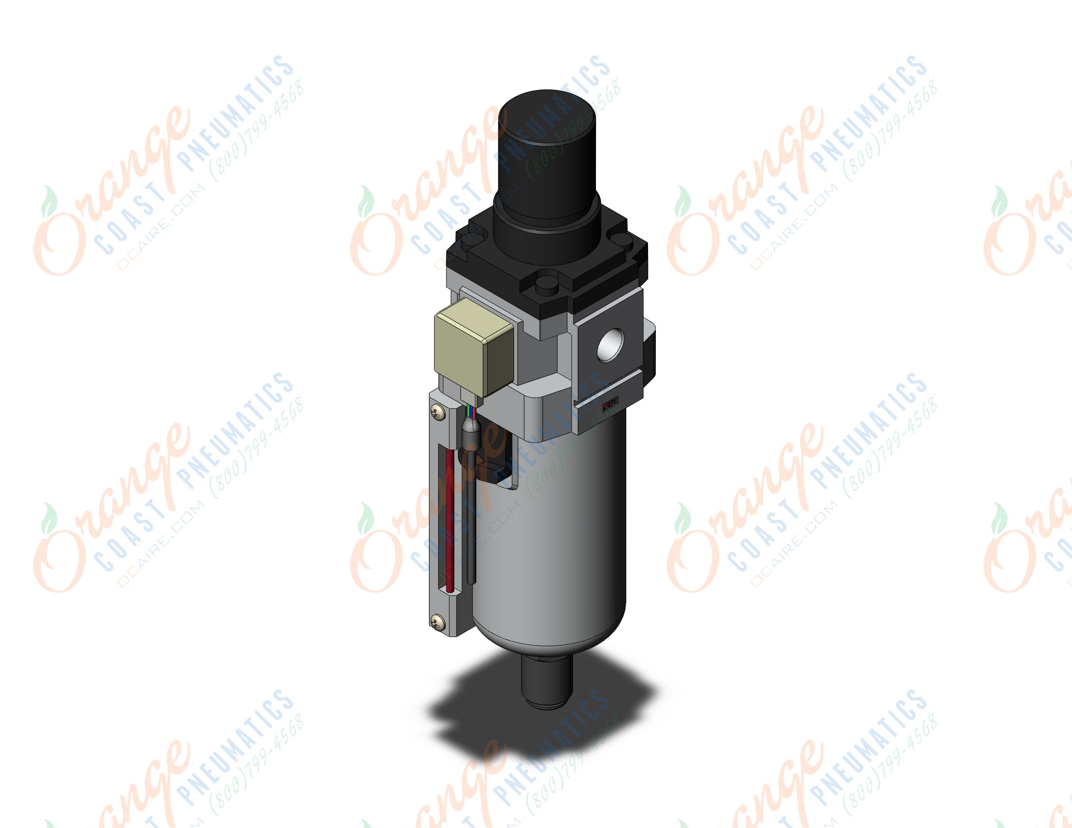 SMC AWM40-N02CE1-8Z mist separator/regulator, FILTER/REGULATOR, W/MICRO MIST SEPARATOR