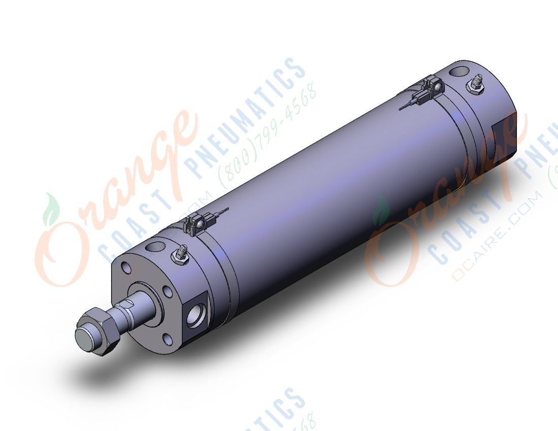 SMC CDBG1BA63-200-HN-M9BWL-C cbg1, end lock cylinder, ROUND BODY CYLINDER