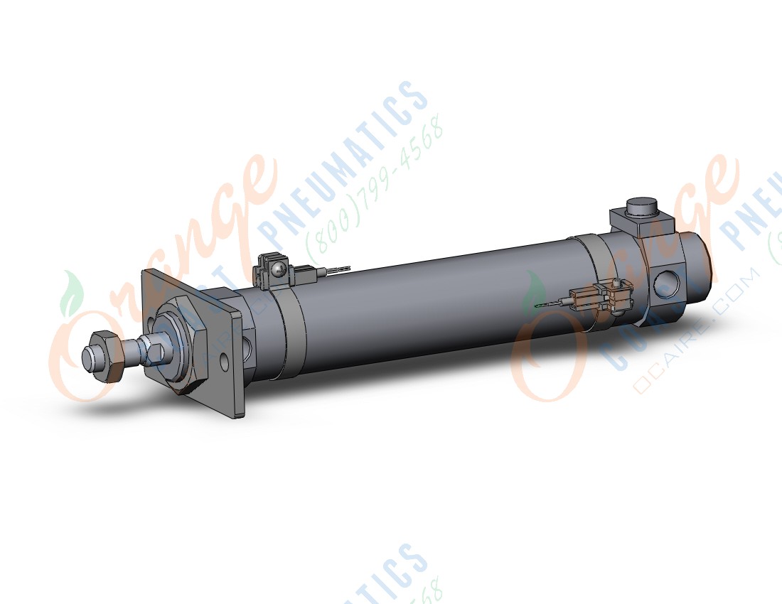 SMC CDBM2F32-125-HN-M9B-C cylinder, air, ROUND BODY CYLINDER