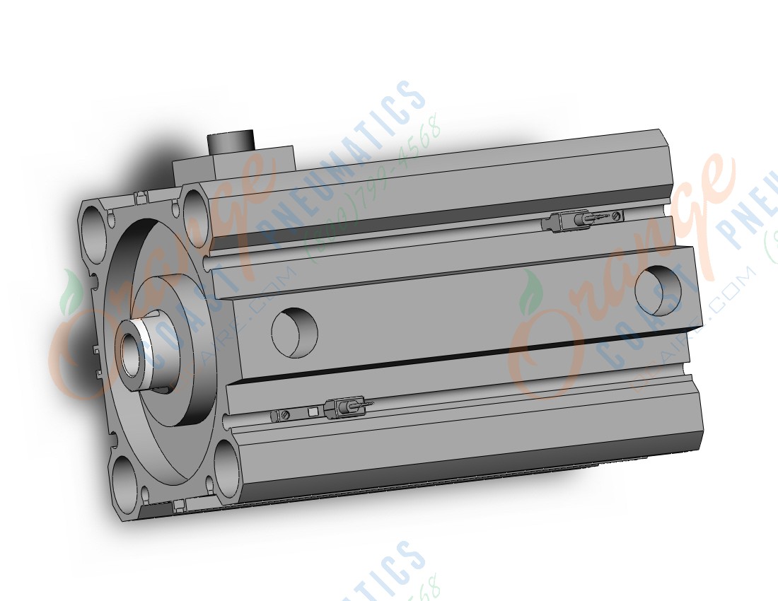 SMC CDBQ2B63-50DC-RN-M9BV cyl, compact, locking, sw capable, COMPACT CYLINDER