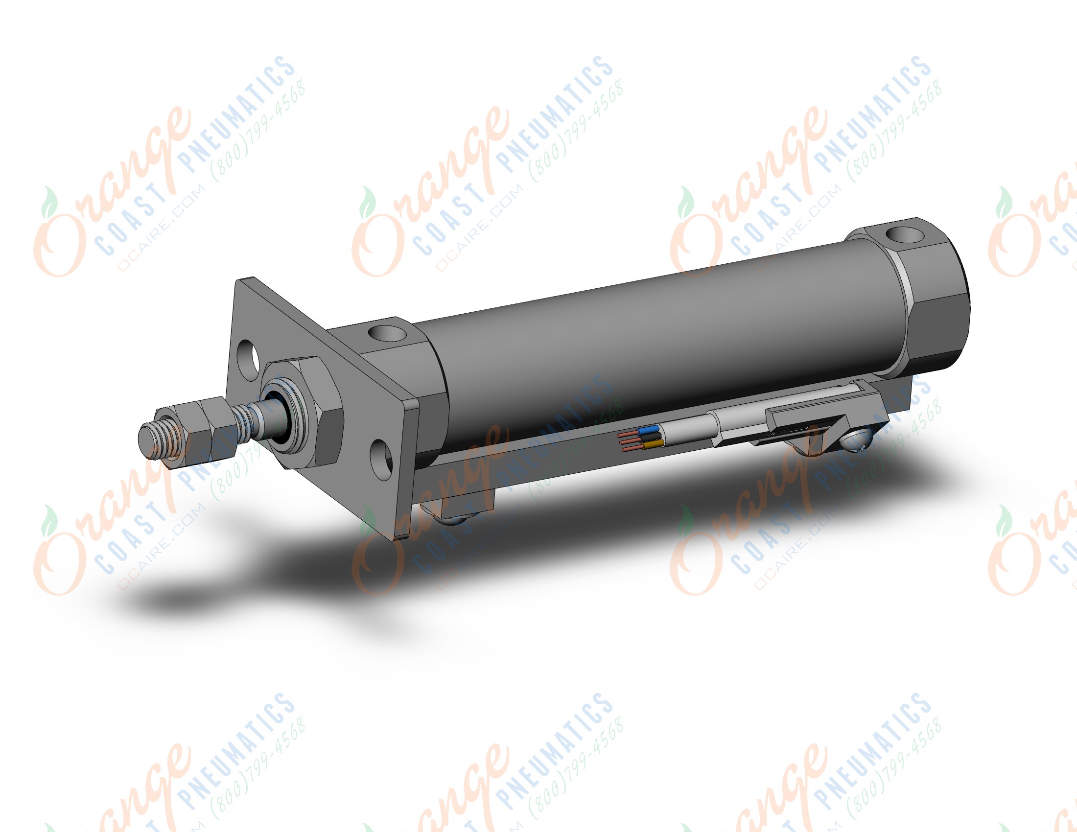 SMC CDJ2F16-45Z-M9PL-A cylinder, air, ROUND BODY CYLINDER