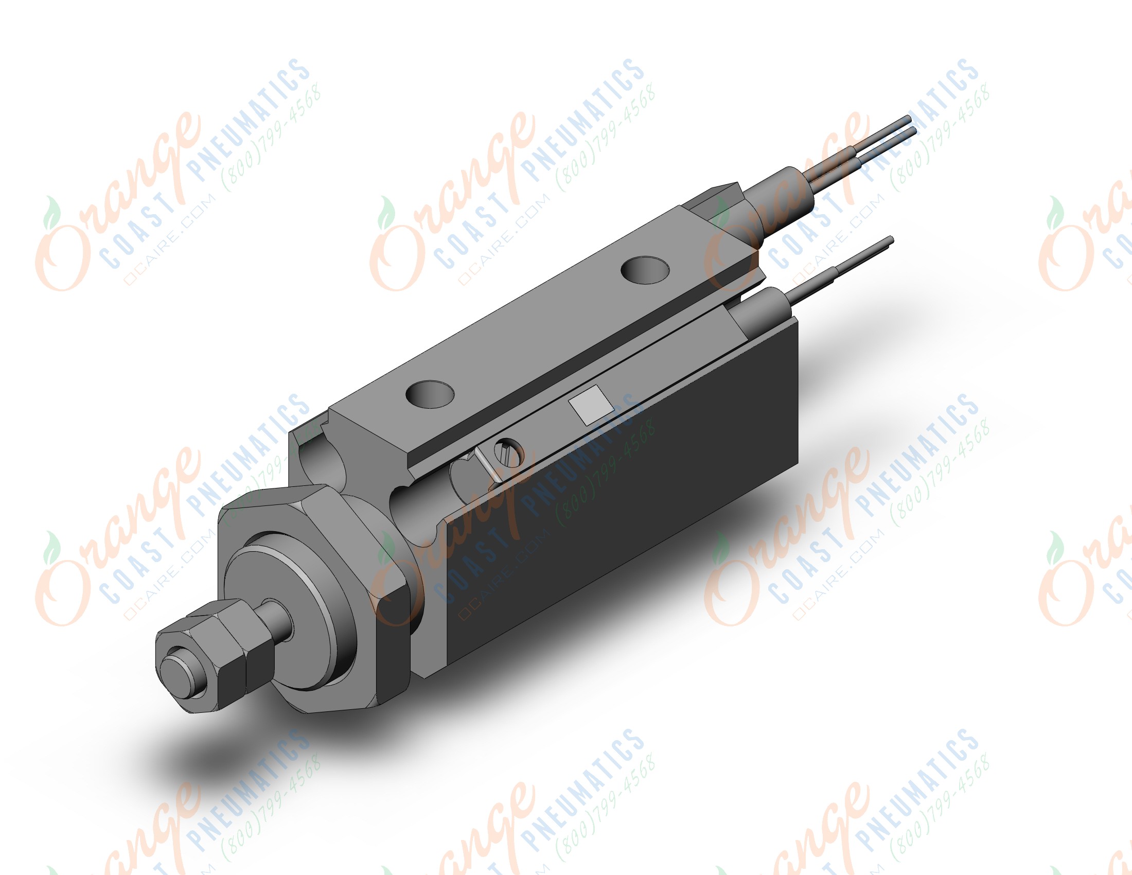 SMC CDJP2B6-10D-M9BSAPC pin cylinder, double acting, sgl rod, ROUND BODY CYLINDER