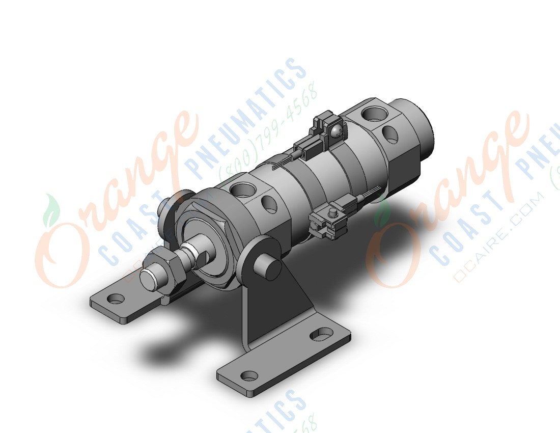 SMC CDM2U32TN-25AZ-N-M9PSBPC cylinder, air, ROUND BODY CYLINDER