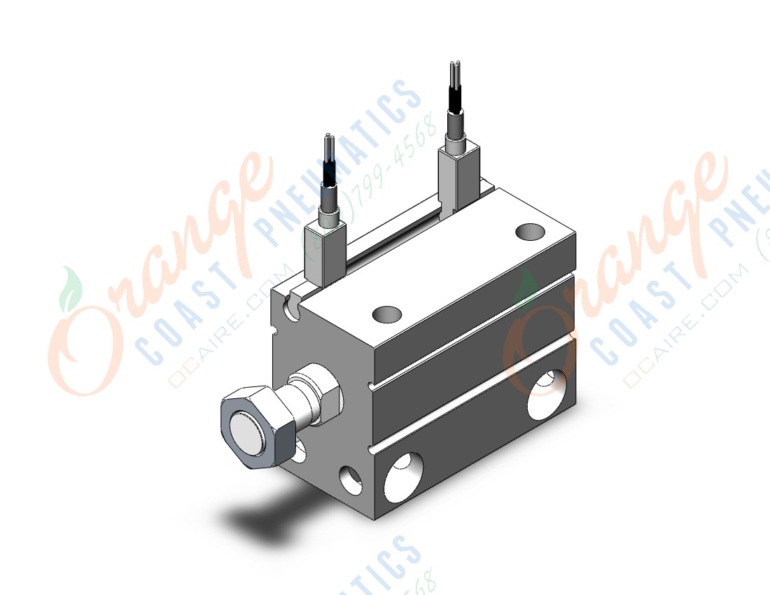 SMC CDUJB20-25DM-F8PMDPC cyl, free mount, dbl acting, COMPACT CYLINDER