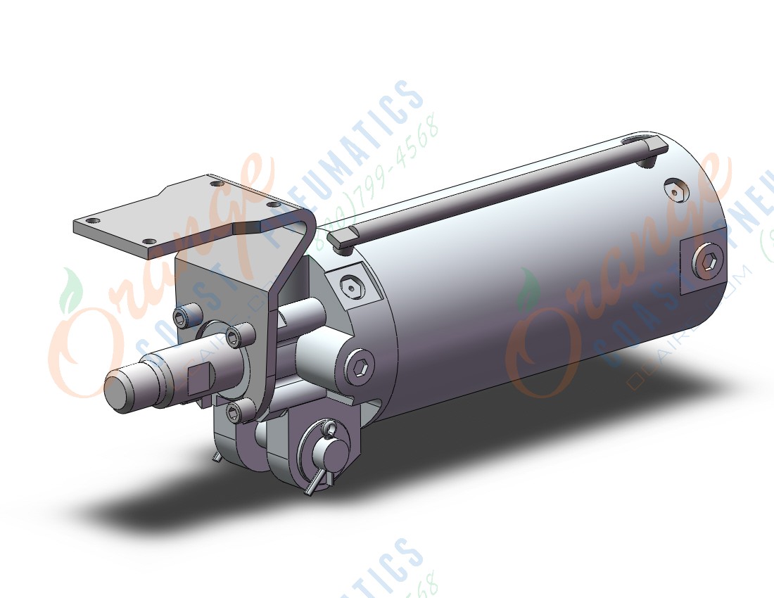 SMC CKG1A63-100BZ-P clamp cylinder, CLAMP CYLINDER
