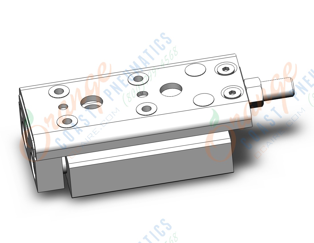 SMC MXQ8CL-10ZE3-M9NS cylinder, slide table, with auto switch, GUIDED CYLINDER