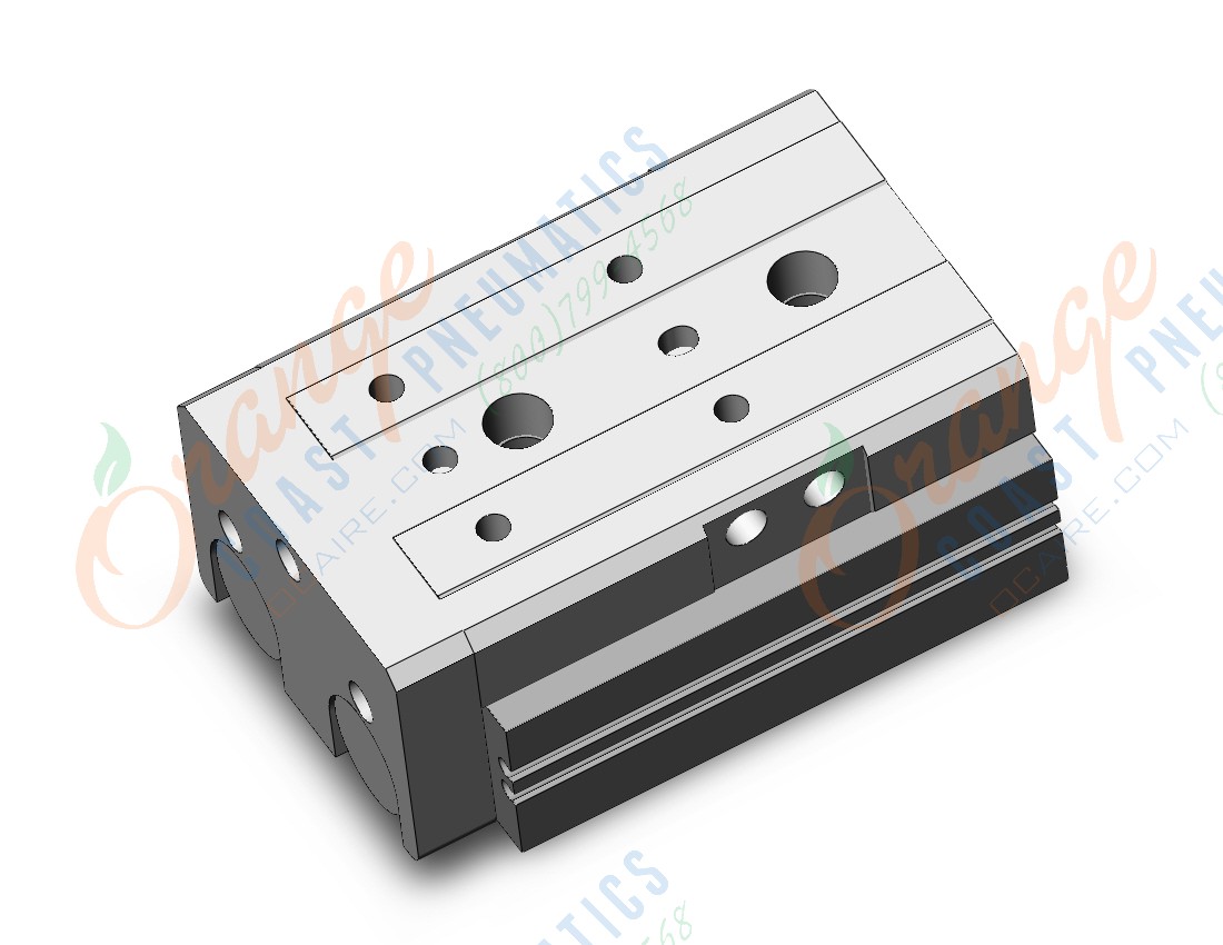 SMC MXQR25TN-20 cyl, air slide table, reversible type, GUIDED CYLINDER