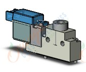 SMC VQZ115R-6LO1-M5 valve, base mounted, 3 PORT SOLENOID VALVE