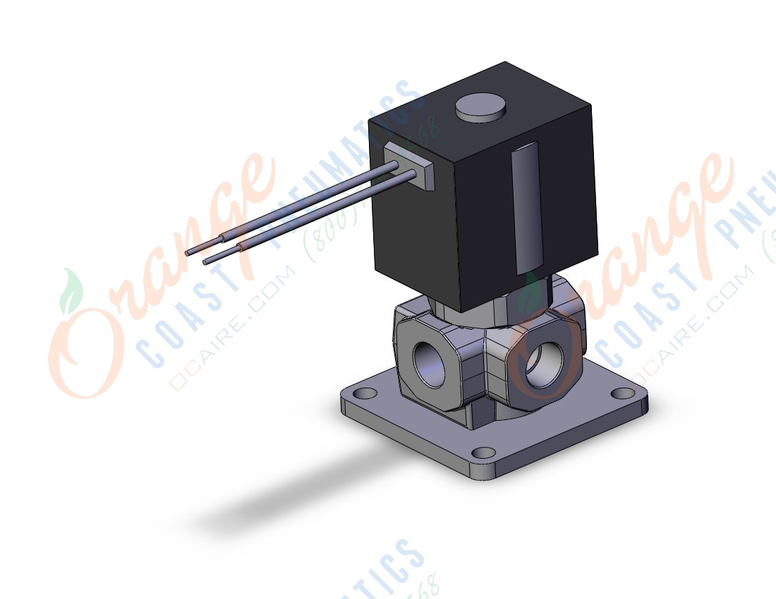 SMC VX3134S-01N-3G1-B direct op 3 port solenoid valve, com, 3 PORT SOLENOID VALVE