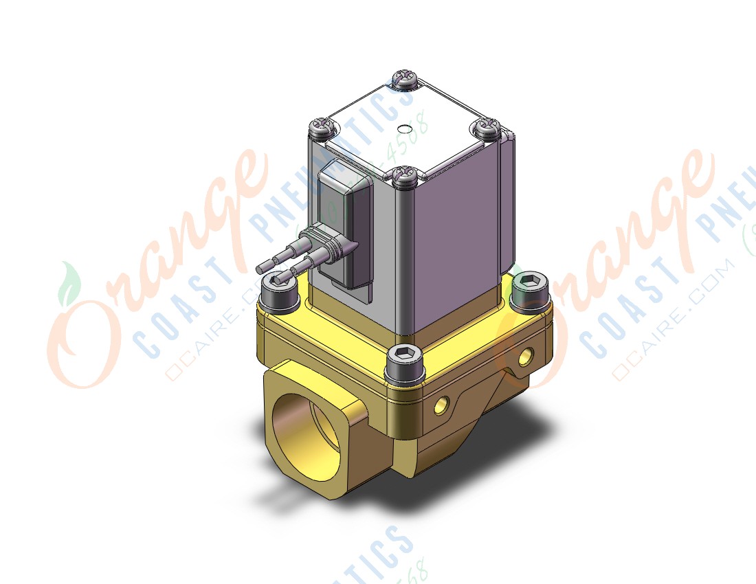 SMC VXZ252HZ1CB pilot op 2 port solenoid valve, (n.c.), 2 PORT VALVE