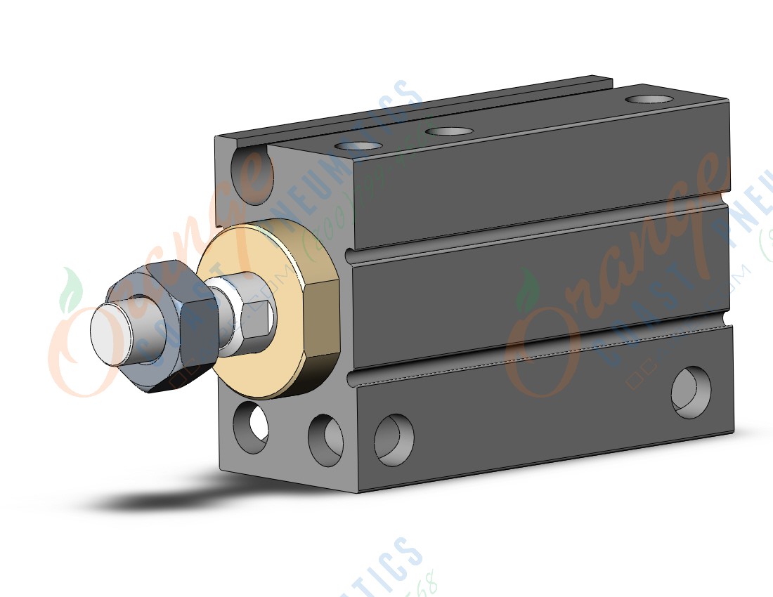 SMC 10-CDUJB8-8DM cyl, free mount, dbl acting, COMPACT CYLINDER