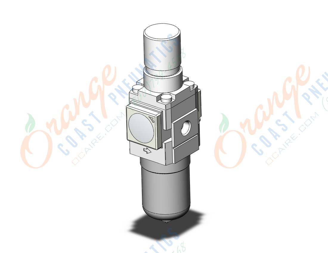 SMC AW20K-01E2-B filter/regulator, FILTER/REGULATOR, MODULAR F.R.L.