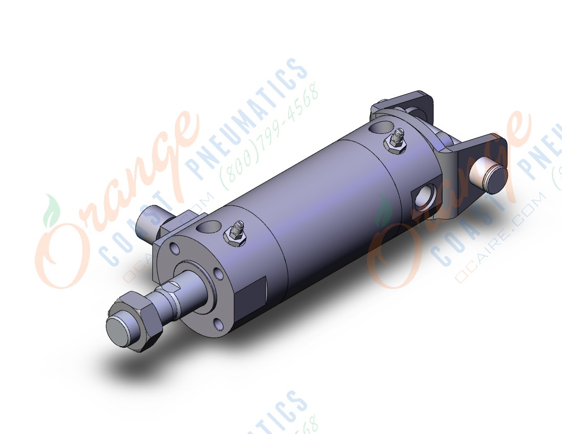 SMC CBG1DA50-50-RL cbg1, end lock cylinder, ROUND BODY CYLINDER