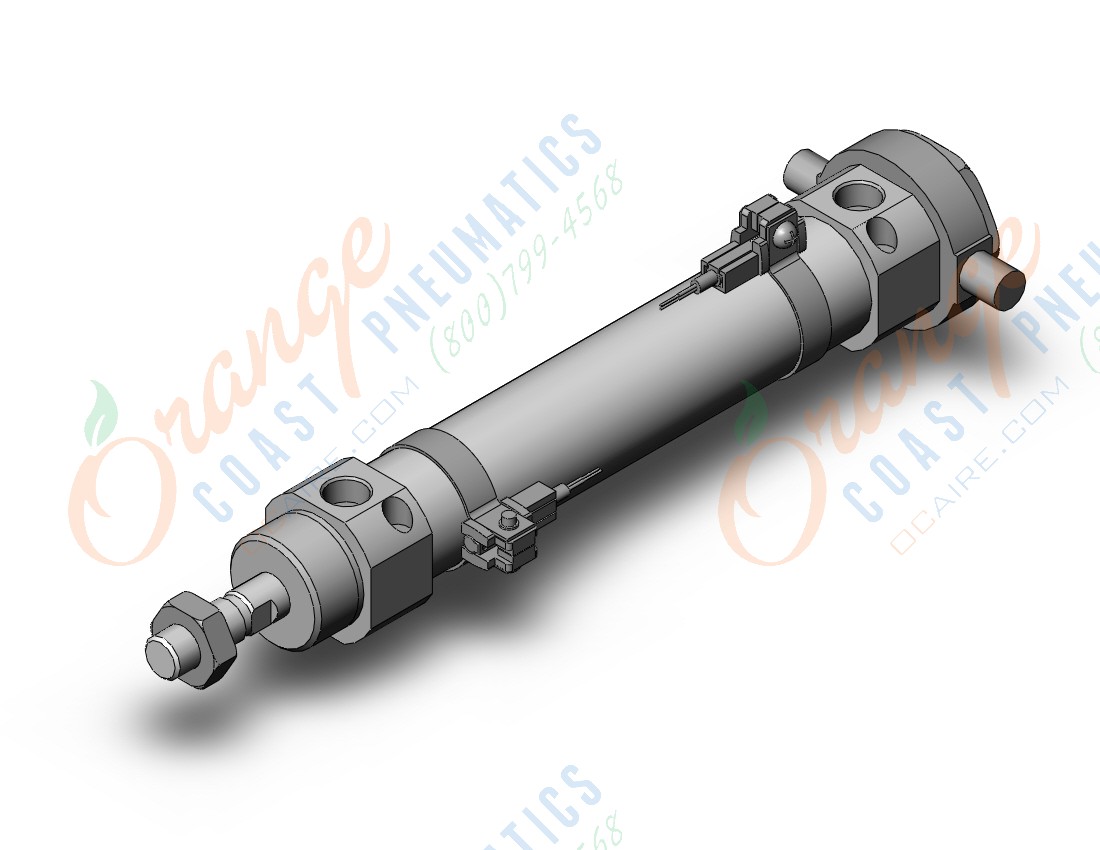 SMC CDM2T25-100AZ-M9BL cylinder, air, ROUND BODY CYLINDER