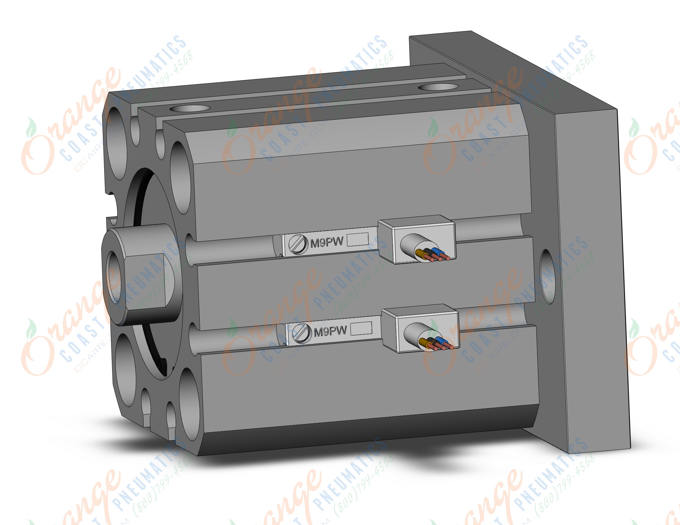 SMC CDQSG25-10D-M9PWVM cylinder, compact, COMPACT CYLINDER
