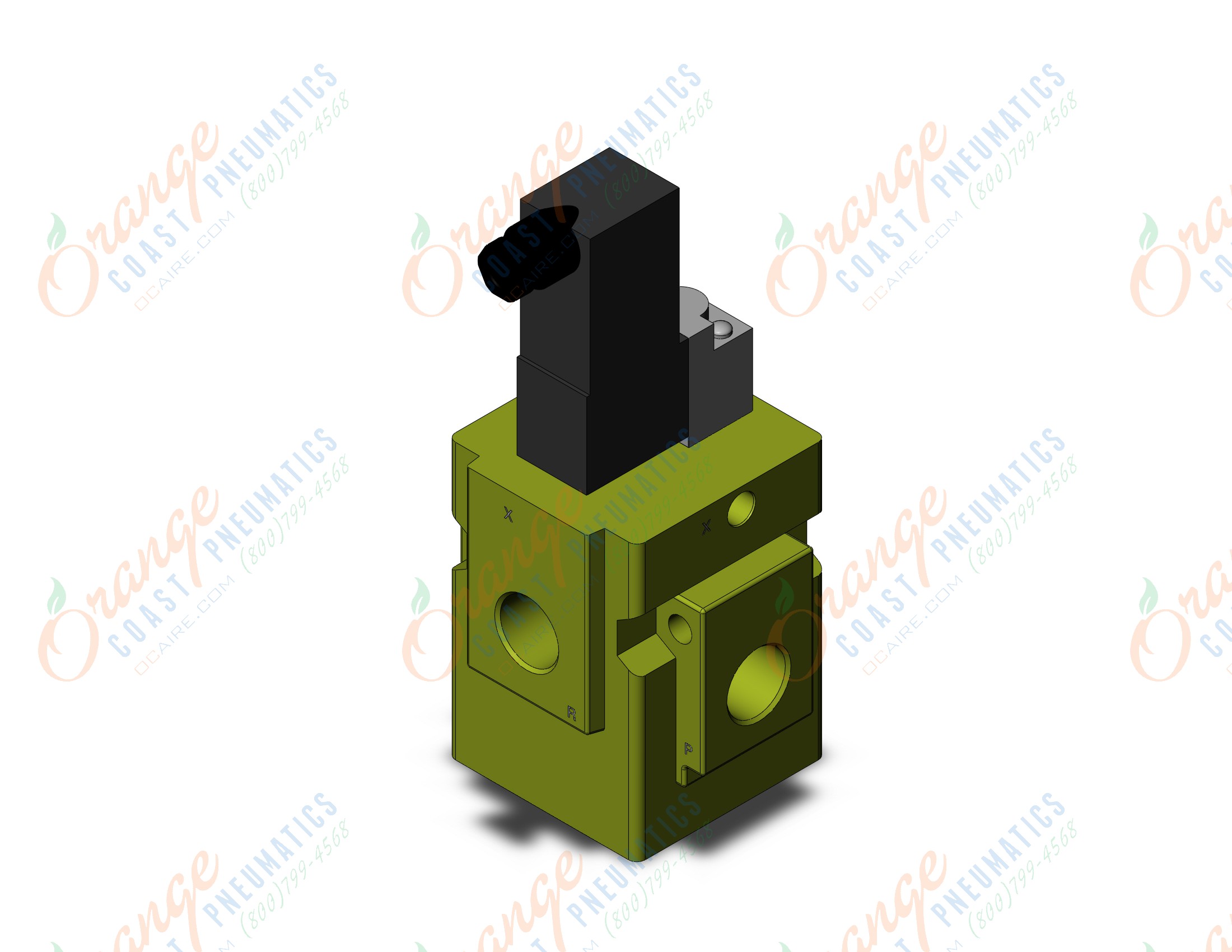 SMC VG342-5D-04TA-Q 3 port poppet type valve, 3 PORT SOLENOID VALVE