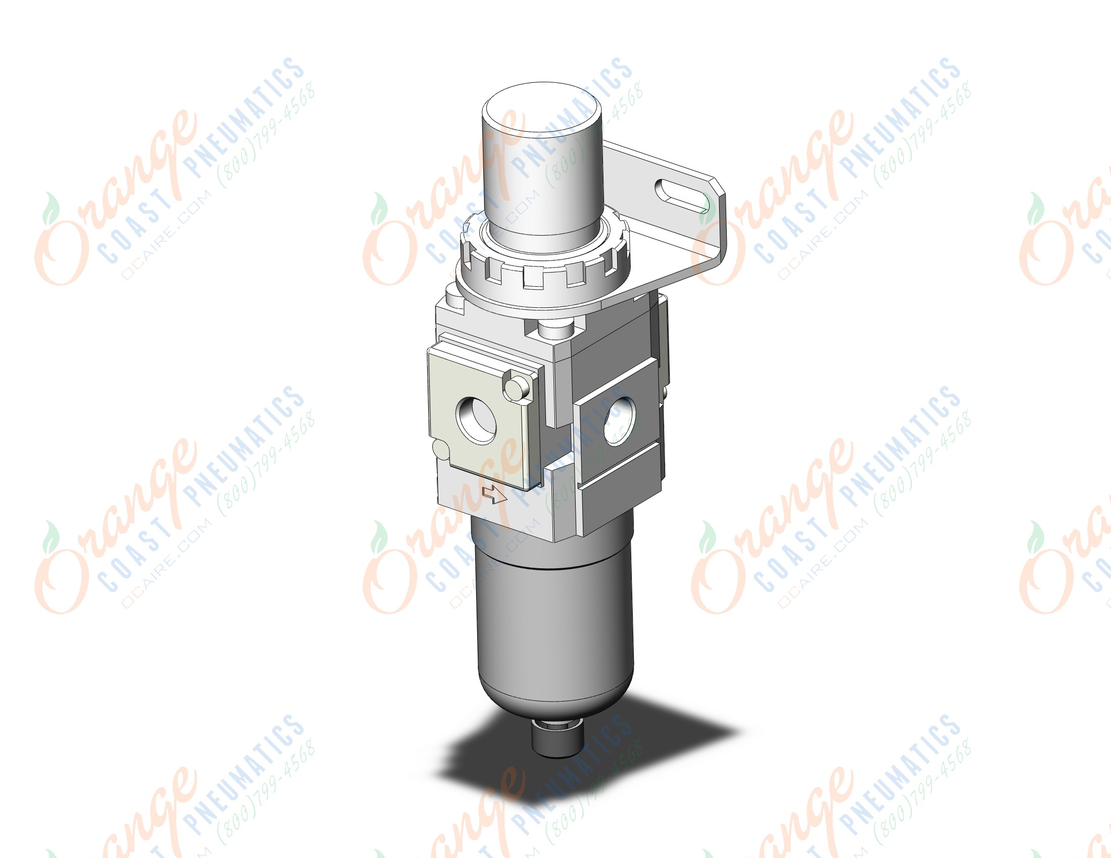 SMC AW20K-N01B-1Z-B filter/regulator, FILTER/REGULATOR, MODULAR F.R.L.