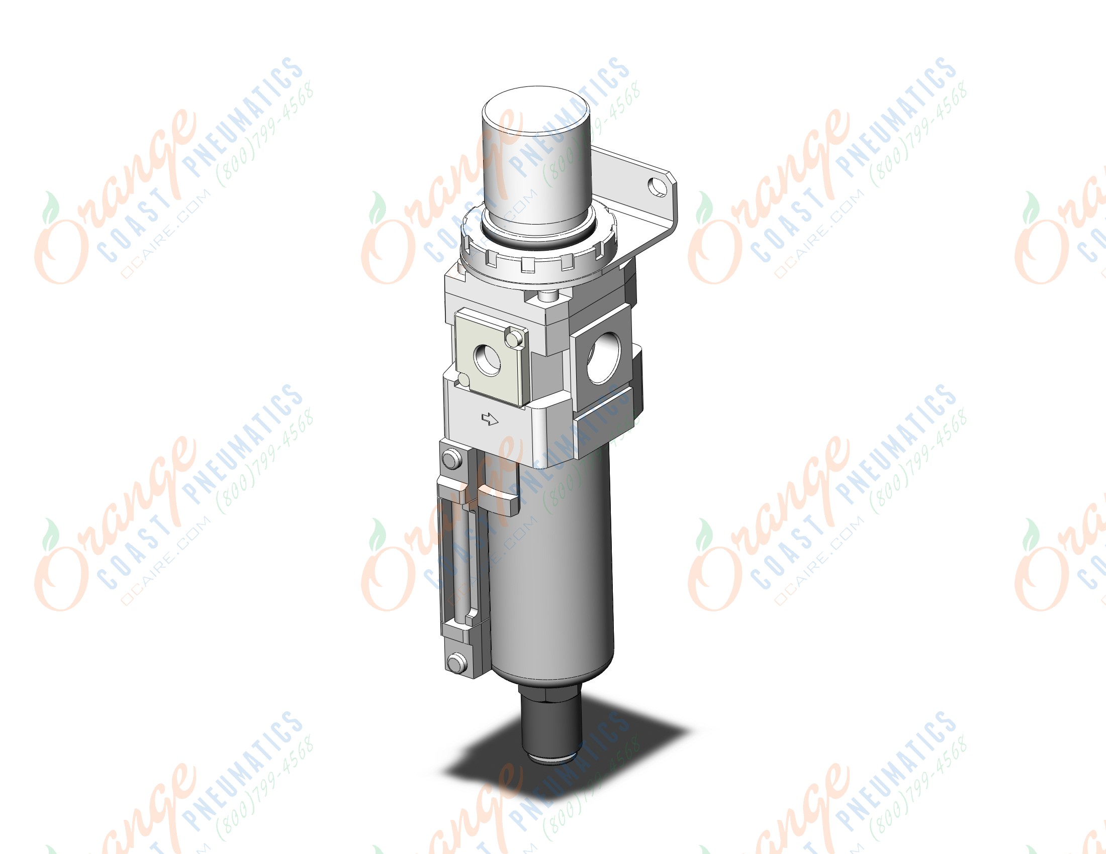 SMC AW30K-N03BD-8Z-B filter/regulator, FILTER/REGULATOR, MODULAR F.R.L.