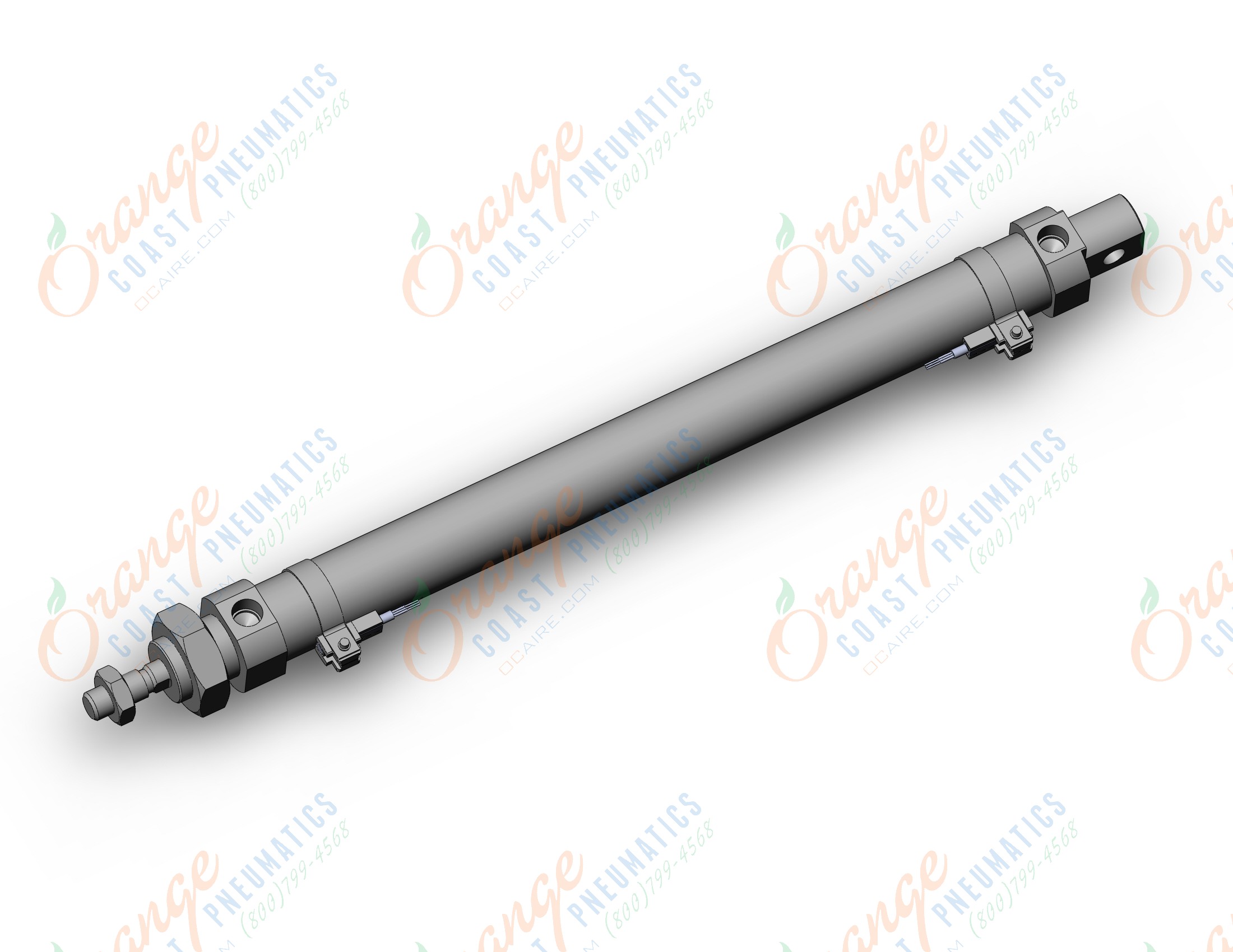 SMC CD85N25-250-B-M9P cylinder, iso, dbl acting, ISO ROUND BODY CYLINDER, C82, C85