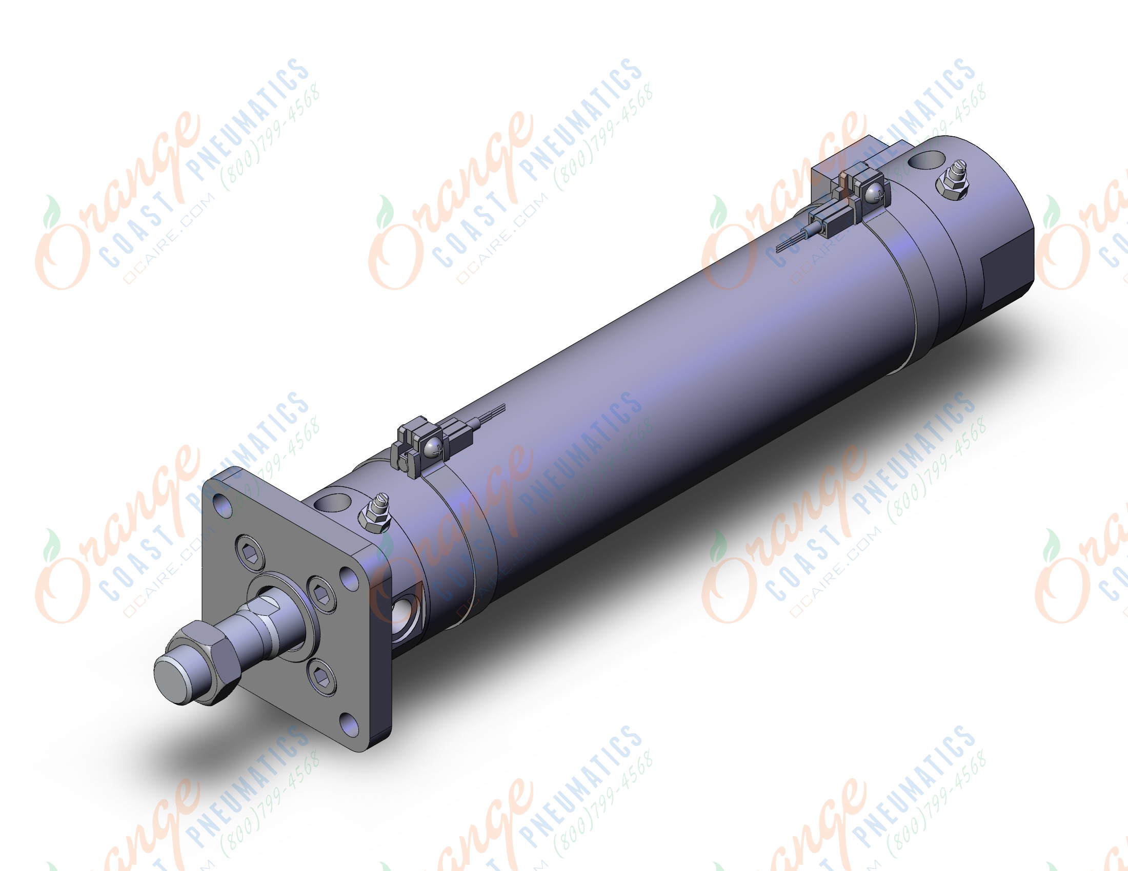 SMC CDBG1FA40-150-HN-M9P-C cbg1, end lock cylinder, ROUND BODY CYLINDER