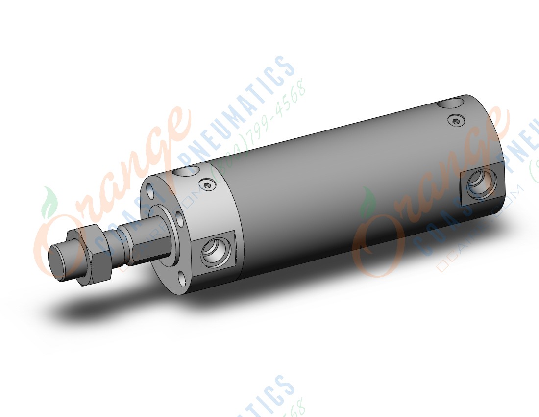 SMC CDG1KBA50-75Z cg1, air cylinder, ROUND BODY CYLINDER