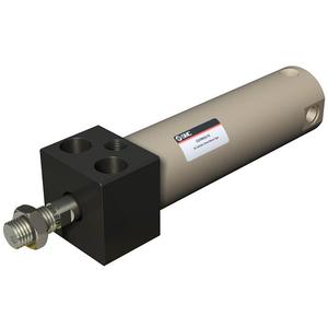 SMC CDG1RN50-400Z-X1034 block mount air cylinder, ROUND BODY CYLINDER