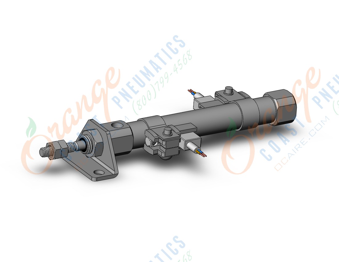 SMC CDJ2L10-45RZ-M9BVL-B cylinder, air, ROUND BODY CYLINDER