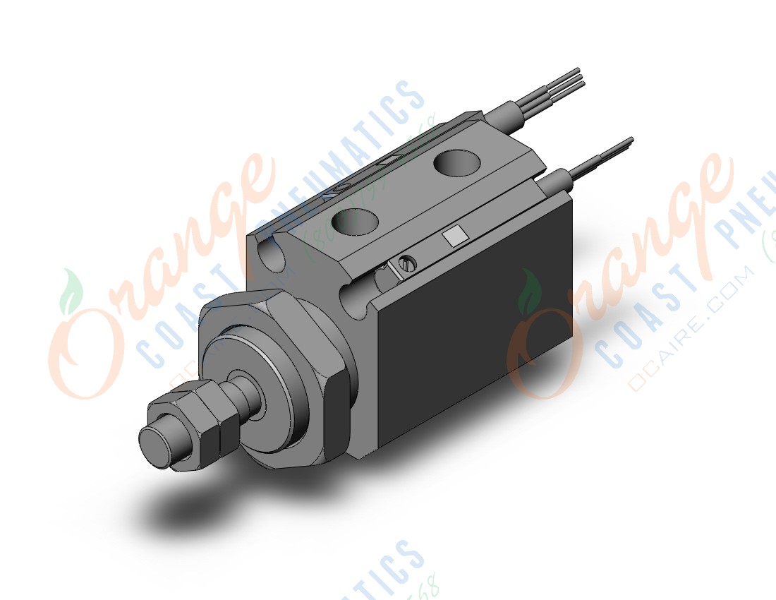 SMC CDJP2B16-5D-M9PZ pin cylinder, double acting, sgl rod, ROUND BODY CYLINDER