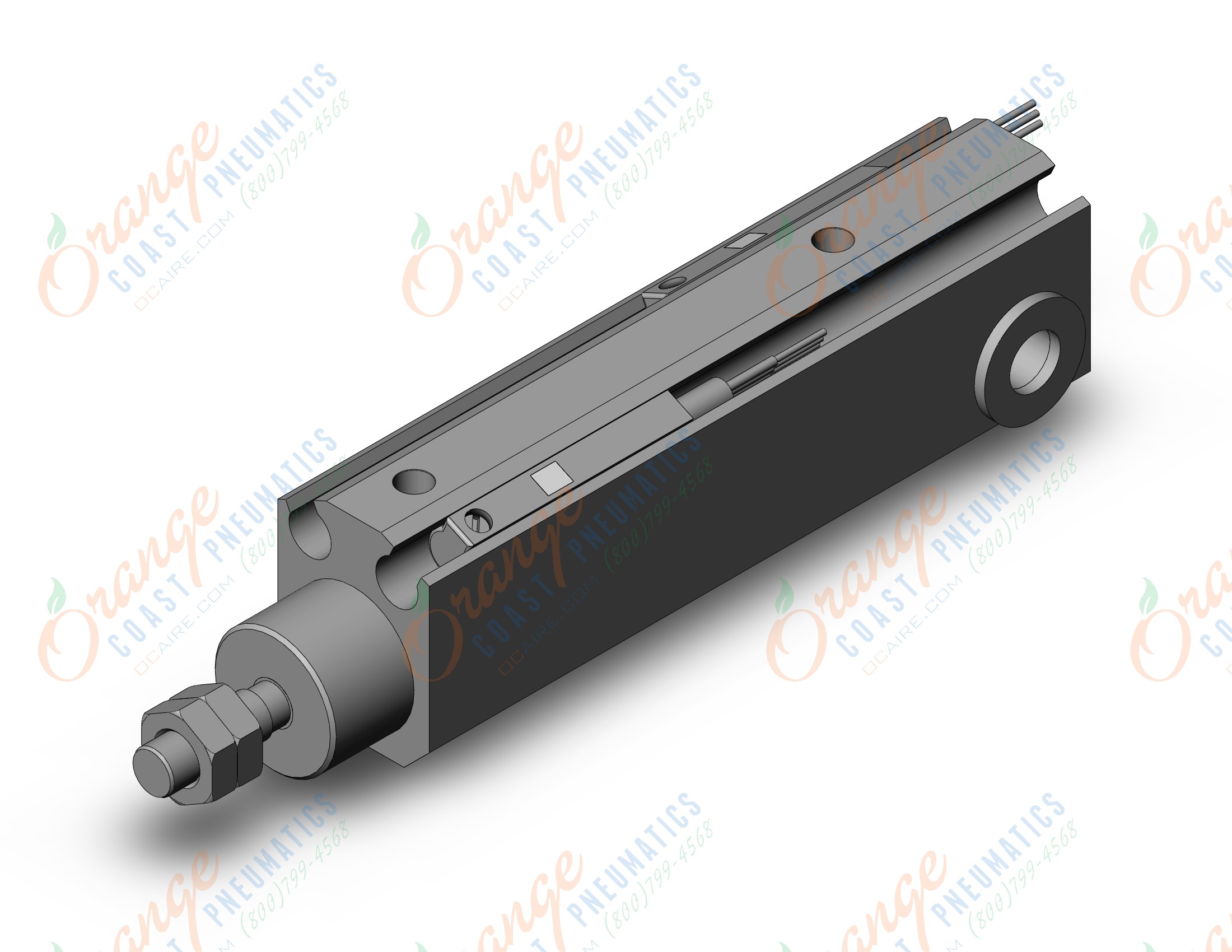 SMC CDJP2D10-30D-M9NM pin cylinder, double acting, sgl rod, ROUND BODY CYLINDER