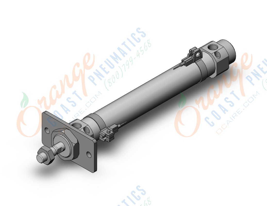 SMC CDM2F25-150AZ-M9BW cylinder, air, ROUND BODY CYLINDER