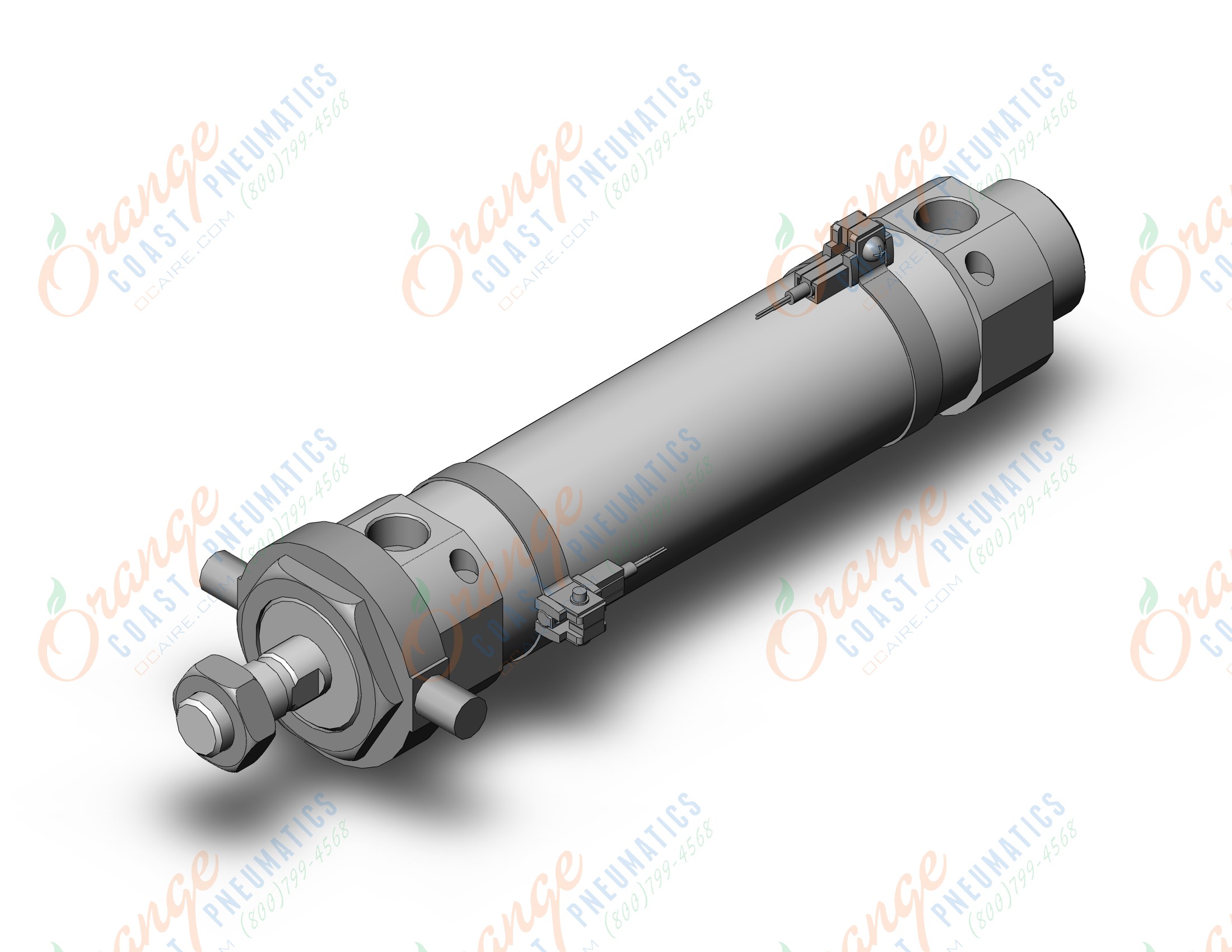 SMC CDM2U40-100AZ-M9BL cylinder, air, ROUND BODY CYLINDER
