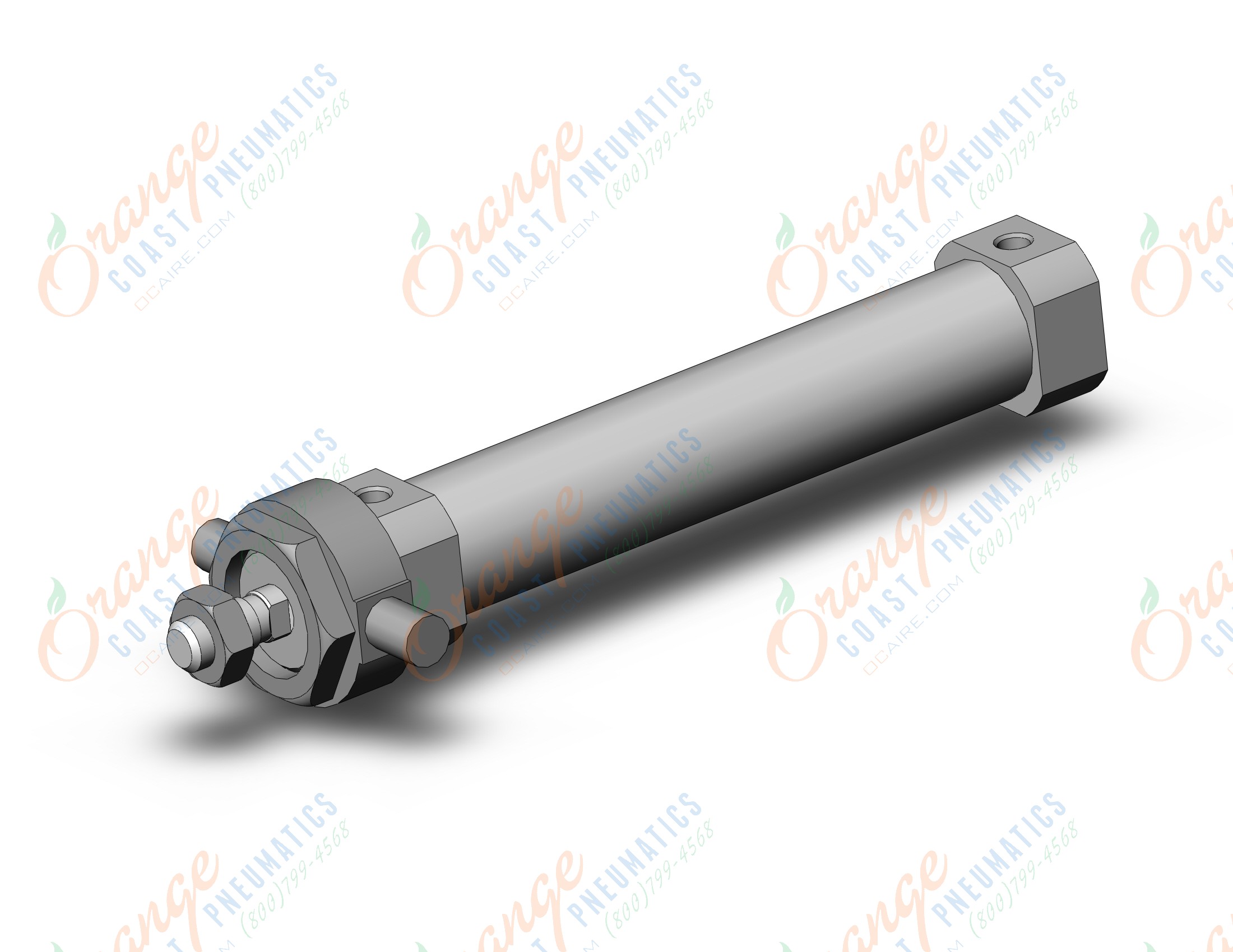 SMC CDM3UZ20-75 cyl, air, short type, auto sw capable, ROUND BODY CYLINDER