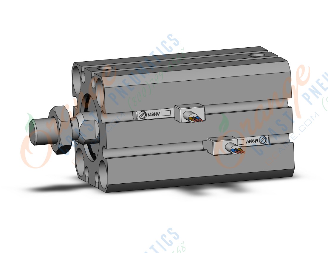 SMC CDQSB20-30DM-M9NVL cylinder, compact, COMPACT CYLINDER