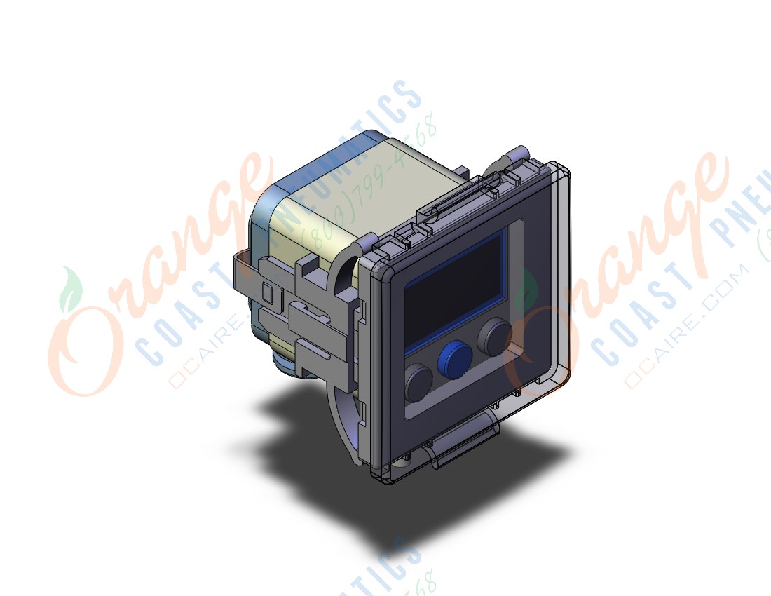 SMC ISE40A-C6-Y-PFK 2-color hi precision dig pres switch, PRESSURE SWITCH, ISE40, ISE40A
