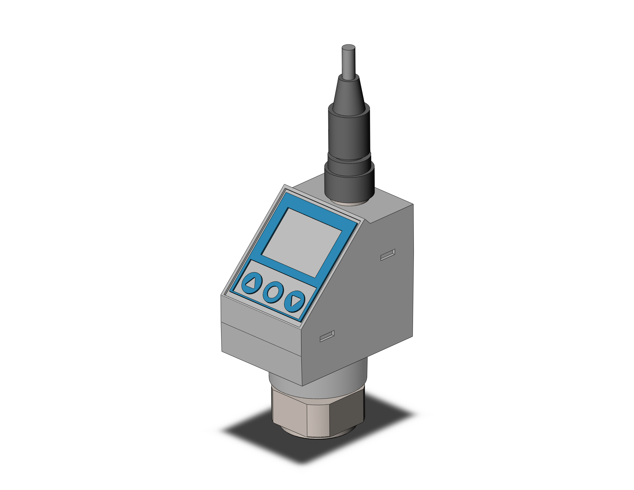 SMC ISE70-N02-L2-S two color digital pressure switch for ai, PRESSURE SWITCH, ISE50-80