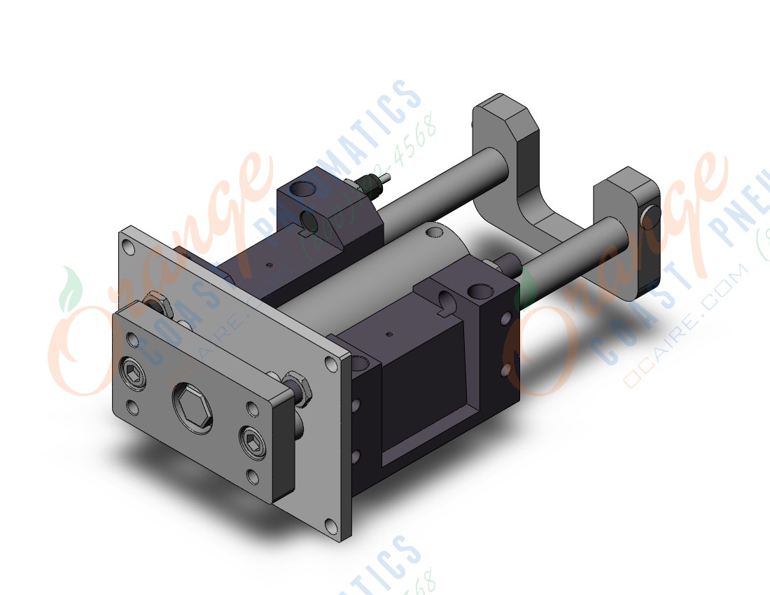 SMC MGGLF63TN-125 mgg, guide cylinder, GUIDED CYLINDER