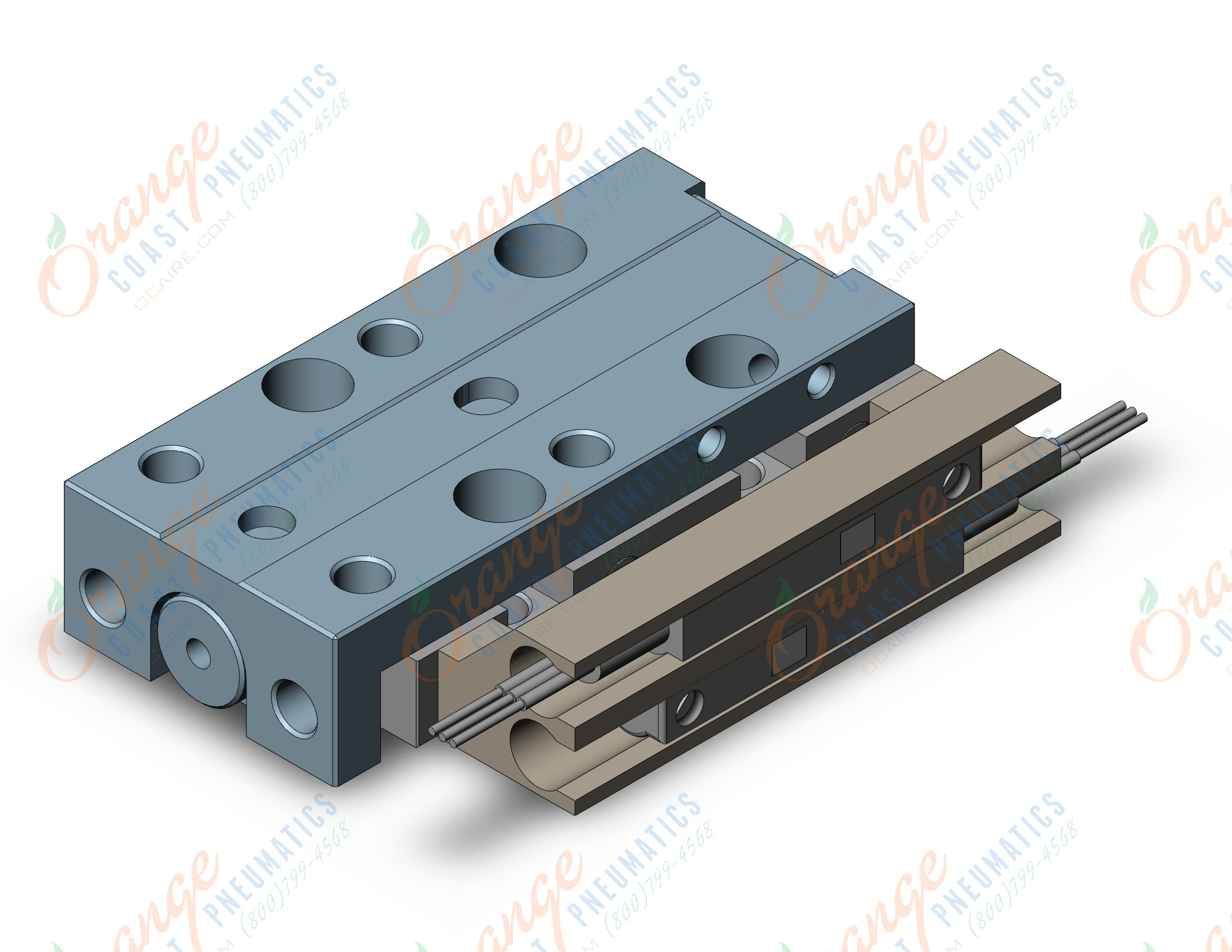 SMC MXJ4-10-M9P cylinder, air, GUIDED CYLINDER