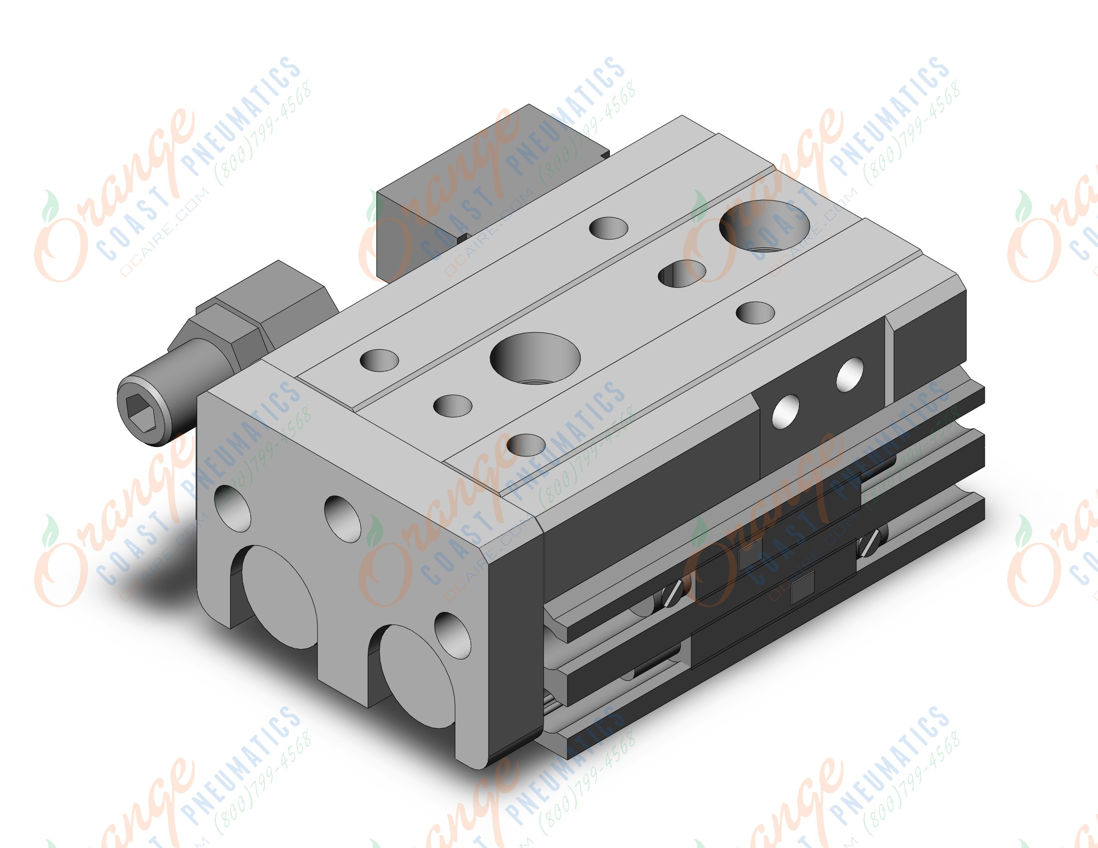 SMC MXQ8-10CS-A93 cyl, slide table, GUIDED CYLINDER