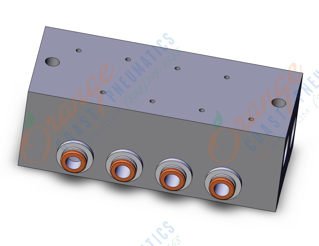 SMC SS3YJ7-42-04-C6 ss3yj7 manifold, 3 PORT SOLENOID VALVE