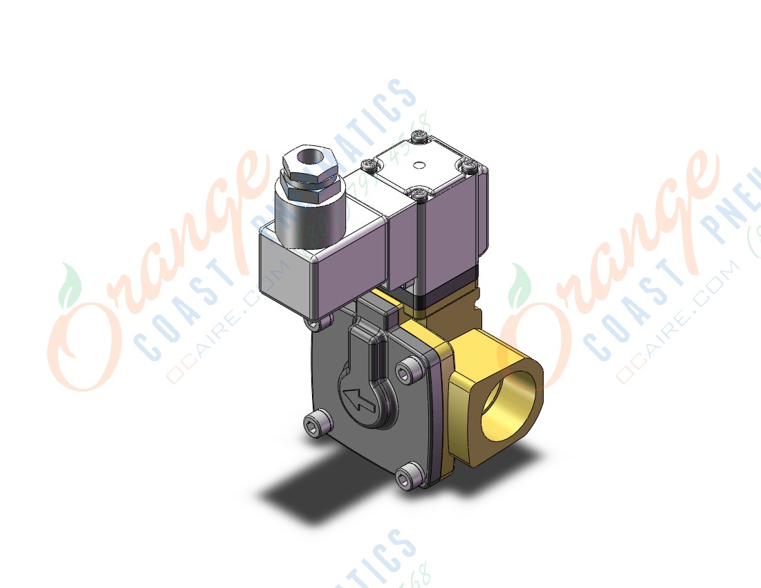 SMC VXD2C2LZ2A pilot op 2 port solenoid valve (n.o.), 2 PORT VALVE