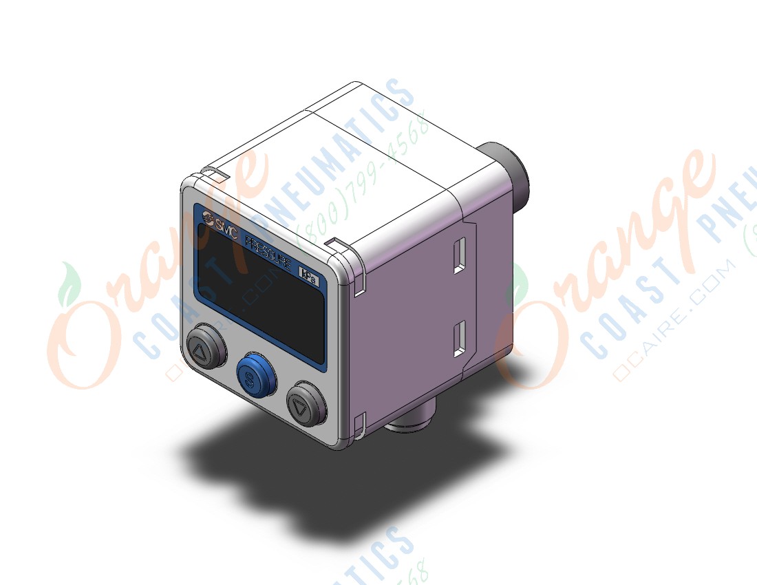SMC ZSE40A-01-P-PLY 2-color hi precision dig pres switch, VACUUM SWITCH, ZSE40, ZSE40A