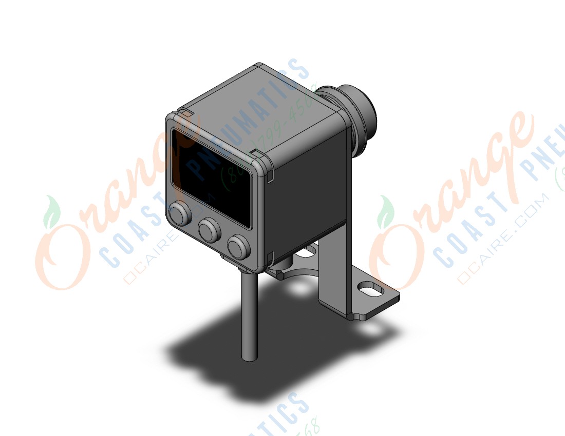 SMC ZSE80F-F02-P-B 2-color digital press switch for fluids, VACUUM SWITCH, ZSE50-80