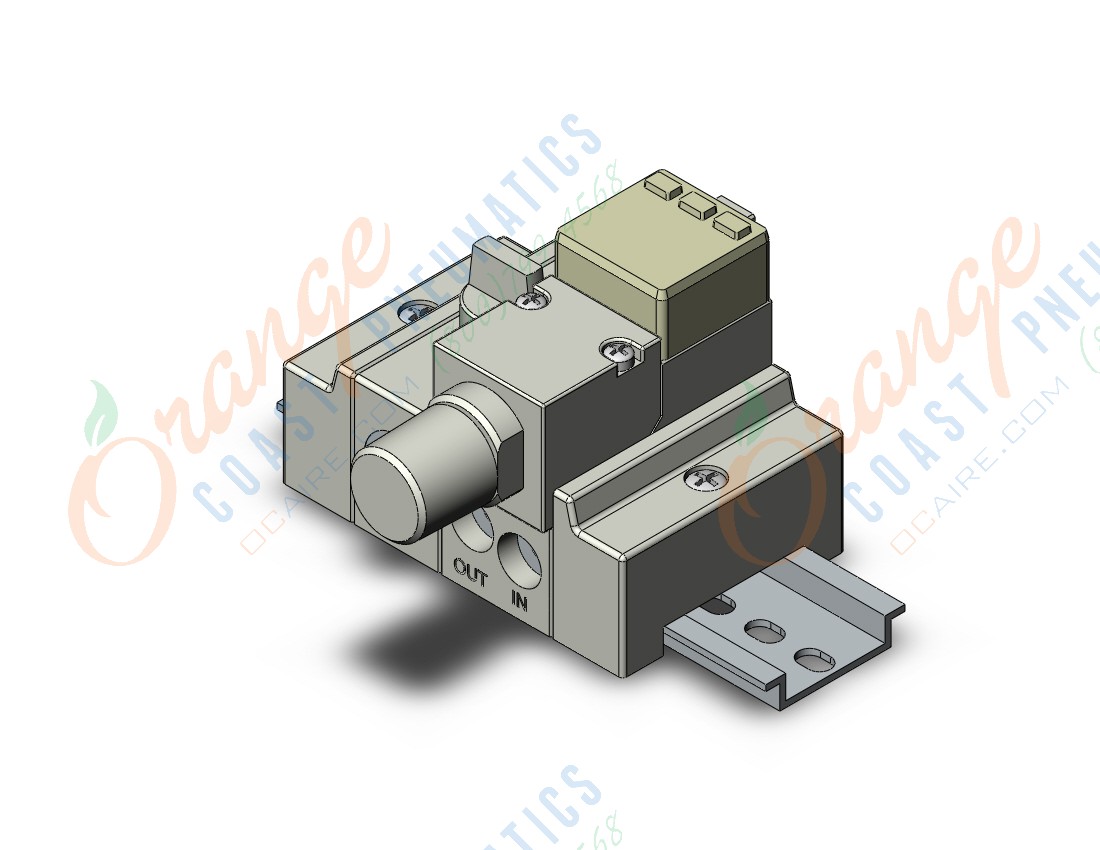 SMC ARM11AC3-107-LZA-N compact manifold regulator, REGULATOR, MANIFOLD