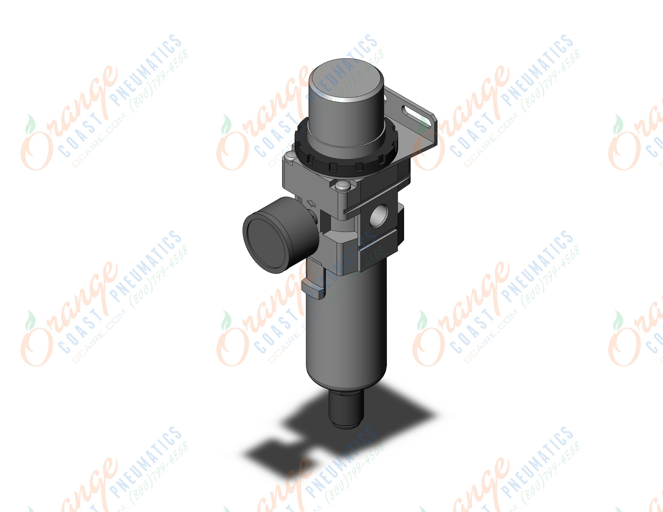 SMC AW30-N02BDM-RZ-A filter/regulator, FILTER/REGULATOR, MODULAR F.R.L.