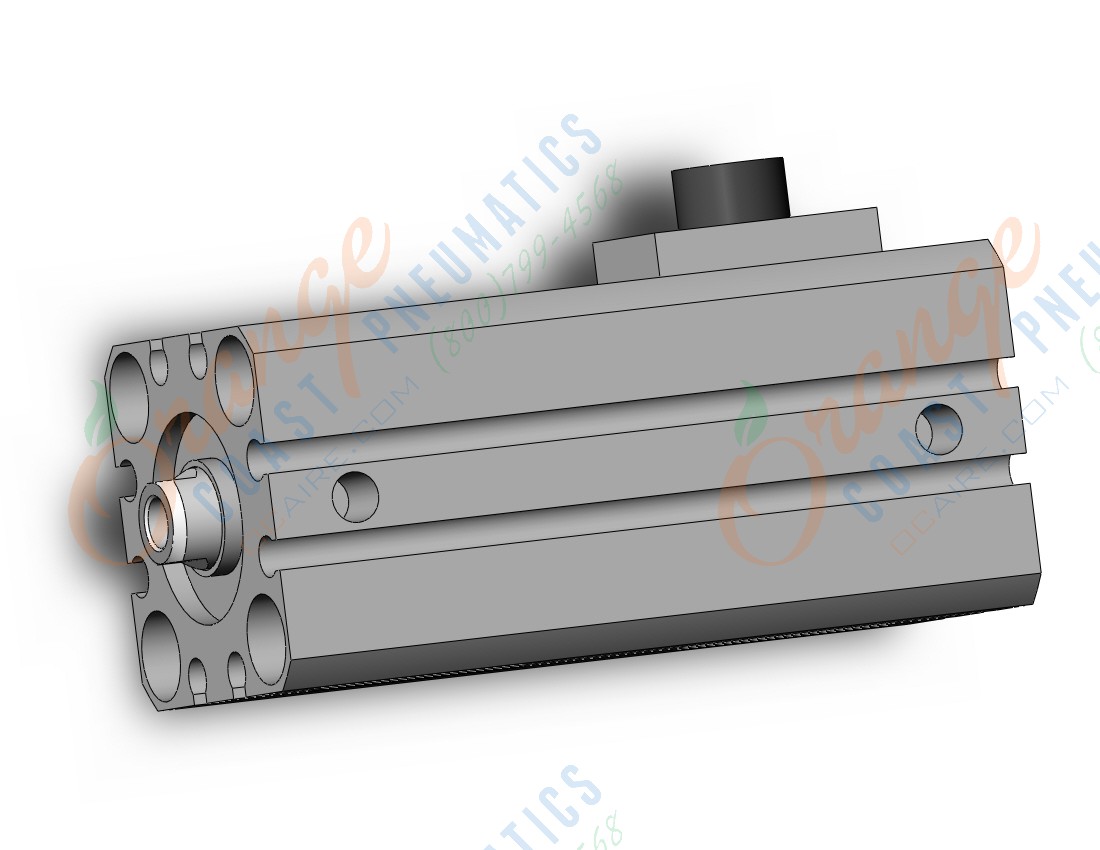 SMC CDBQ2B20-20DC-HN-M9NW cyl, compact, locking, sw capable, COMPACT CYLINDER